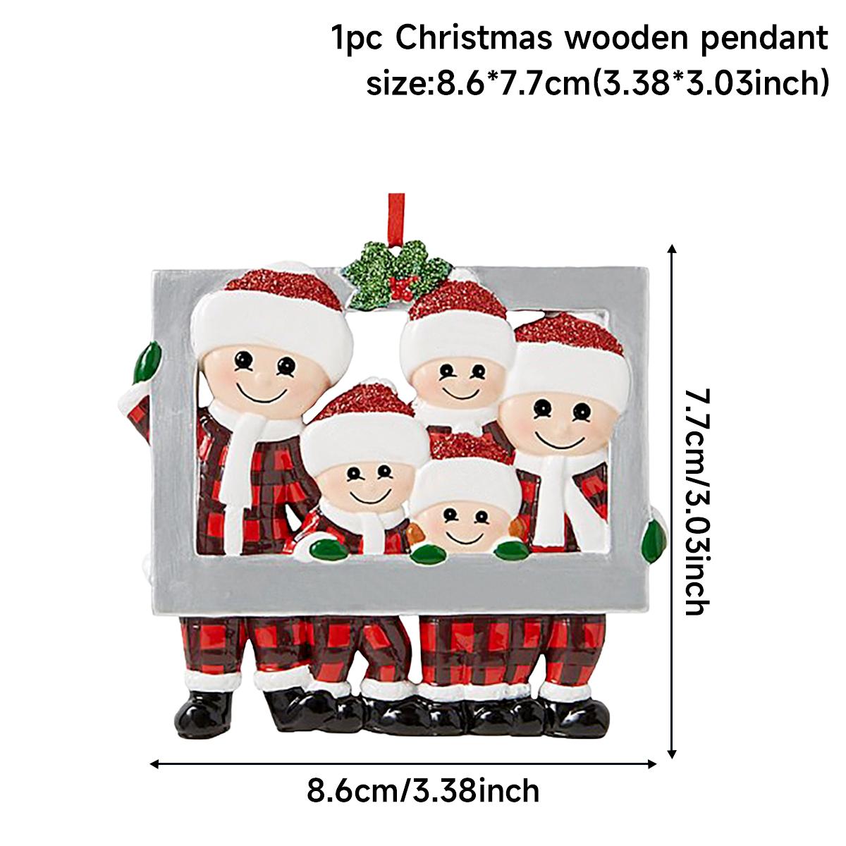 

DIY Різдвяний Сімейний Підвіс Прикраси на Різдво для Дому Navidad 2025 Ялинкова Прикраса Новий Рік 2025 м ята зелений колір