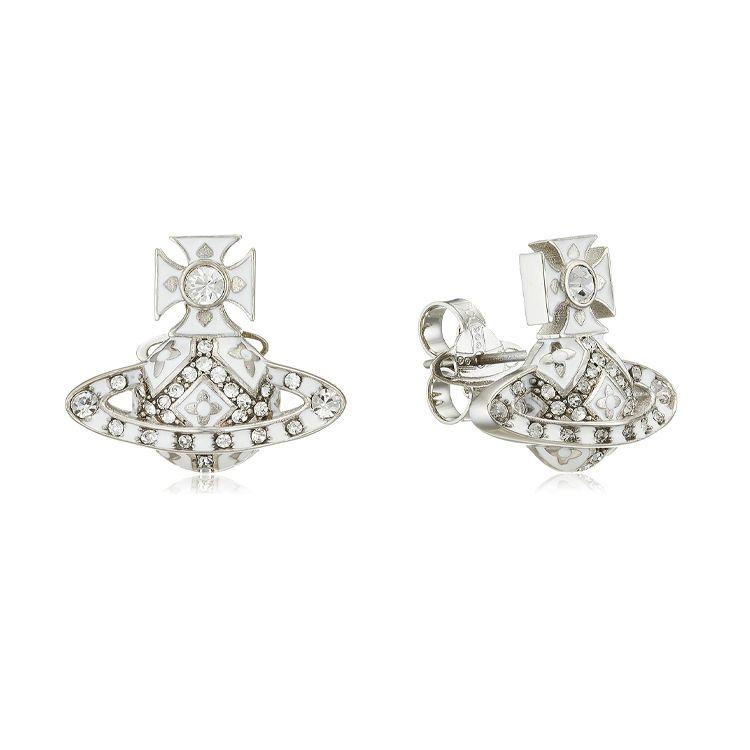 

Vivienne Westwood Beryl Bas Relief - Earrings Women Earrings Silver 6201029602P146 Box+Shopping Bag