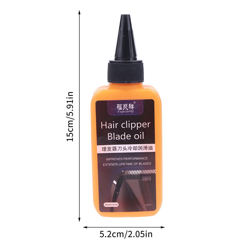 Olio per Lama Tosaerba Capelli 100ml Oliatore Manutenzione Rasoio Elettrico Previene la Ruggine Cucito Salone di Bellezza Olio per Tosaerba