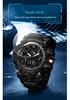 Sanda Teen Multi-functional Waterproof Sports Watch with Alarm & Luminous Display