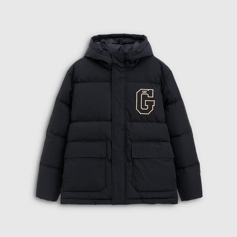 Gap Men's Windproof Hooded Down Jacket