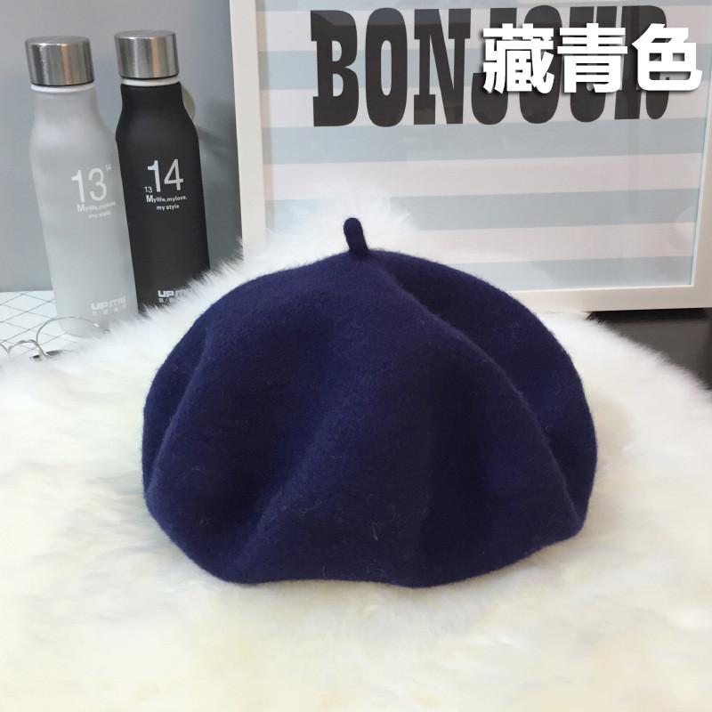 Warm Wool Soft Beret For Women Autumn Winter Fashion Trendy Hat Beret