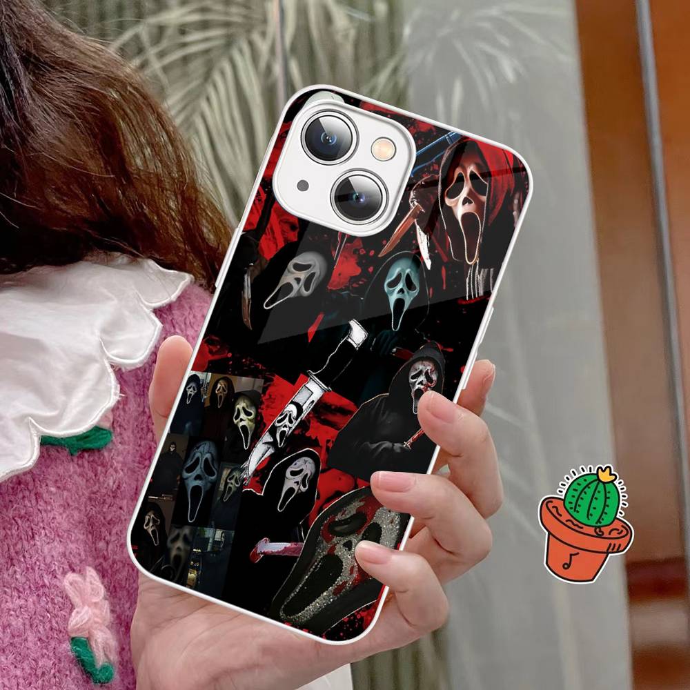 Horor S-scream Dead Tempered Glass For Iphone 14 13 12 11 Pro Mini XS MAX 14Plus X XS XR Cover