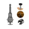 1/4'' Hexagon Shank Wing Socket 65mm Length Butterfly Socket Long Power Wing Nut Drive 12mm Slotted Socket