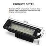 2x Number License Plate Light Lamp No Error 18SMD LED 12V 6500k White for VW Golf MK4 MK5 MK6 Passat Polo CC Eos Car Accessories