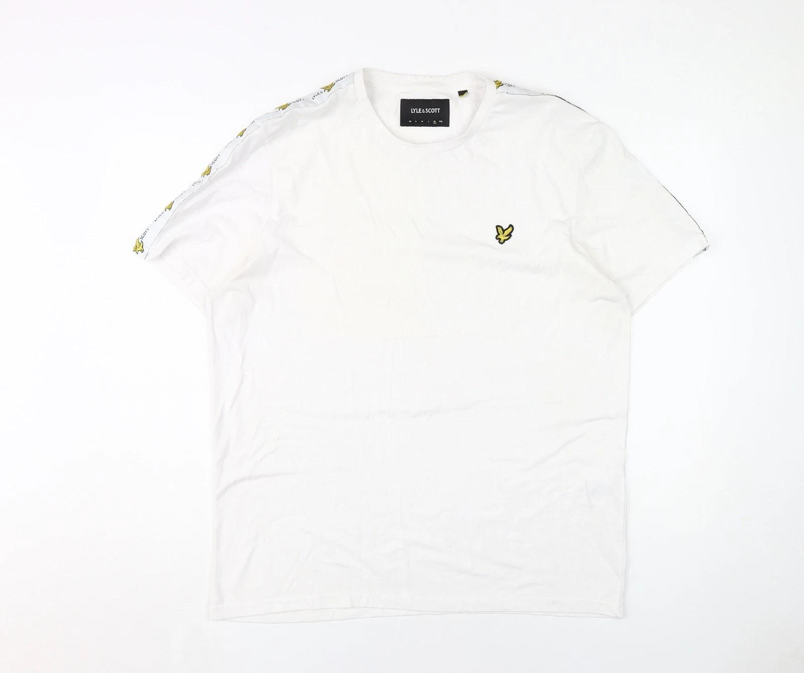 

Lyle & Scott Men s White XL Short Sleeve T-Shirt 2XL