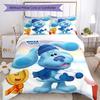 3pcs Blue's Clues Bedding Set Duvet Cover Closure Includes 1 Duvet Cover & 2 Pillowcases, Soft and Comfortable for All Seasons.