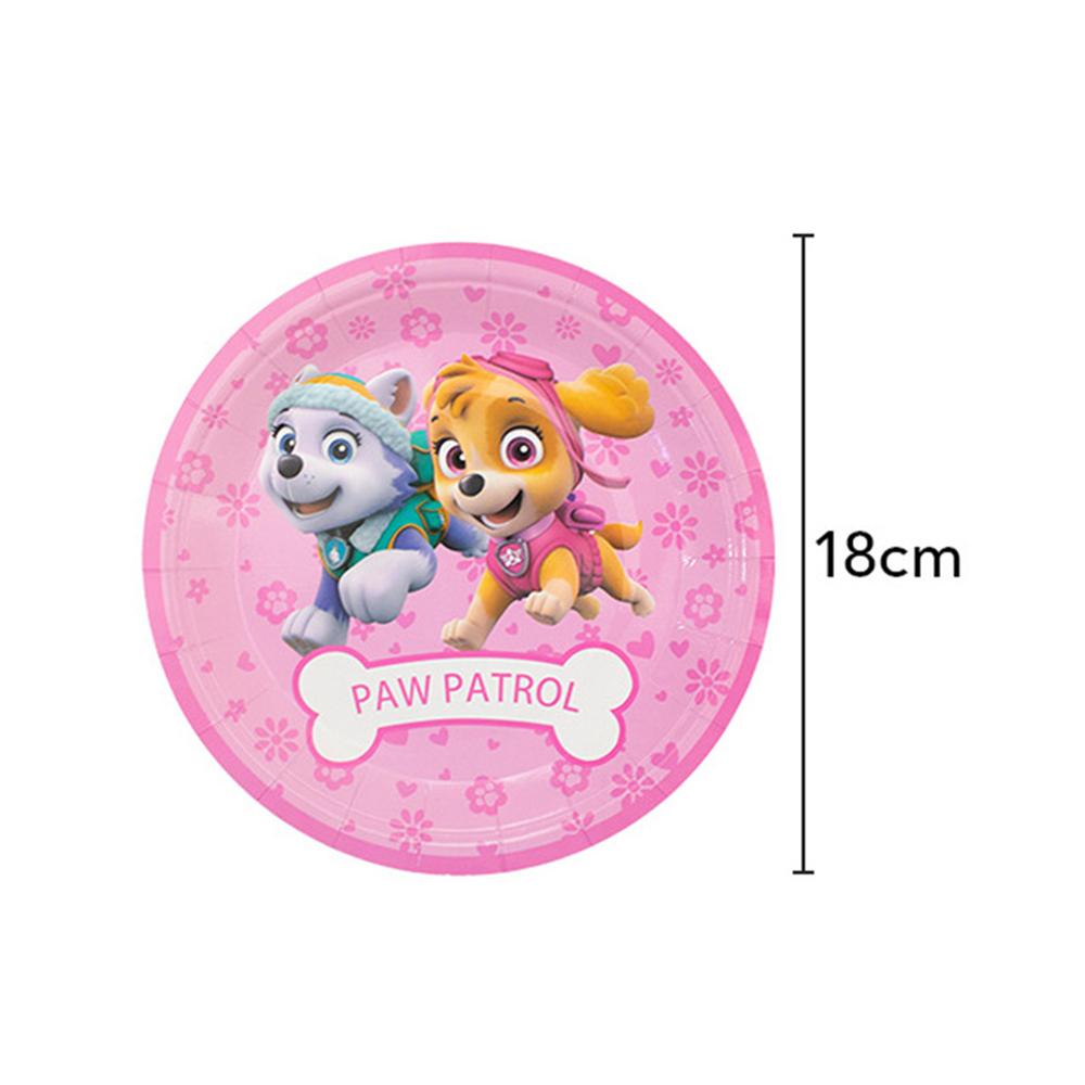 51pcs Paw Dog Patrol Party Tableware Set Includes Plates Napkins Cups Tablecloth