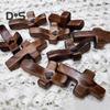 Handcrafted Wooden Fidget Cross Pocket Prayer Cross Fingertip Stress Relief Cross Gadget for Clutching Clinging And Praying Encouragement Gift
