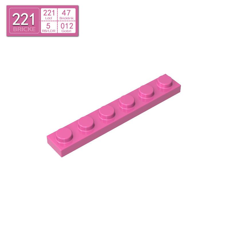 BRICKE 1x6 Thin Plate for Lego 3666 Compatibility – Loose MOC Building Blocks