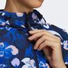 Adidas Aop Block Jacket Fleece Warm Casual Sports Hooded Jacket Women Jackets Blue GT6488