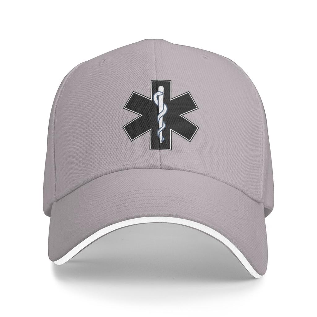 Personalized Star Of Life Baseball Cap Outdoor Women Unisexs Adjustable Paramedic Medical Dad Hat Spring