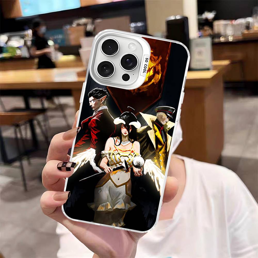 

Популярный Аниме Чехол для Телефона O-Overlord Для IPhone 17 16 Plus Pro Max 15 14 13 12 11 Матовые Цветные Чехлы iPhone 15 pro