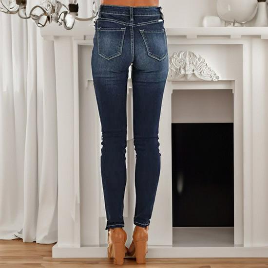 2025 Women's Slim Fit Stretch Small Leg Trendy Long Pants