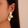 Modern Sturdyt Alloy Earrings With Artistics Petal Designs Portable for Enhancing Any Outfits In Your Wardrobe