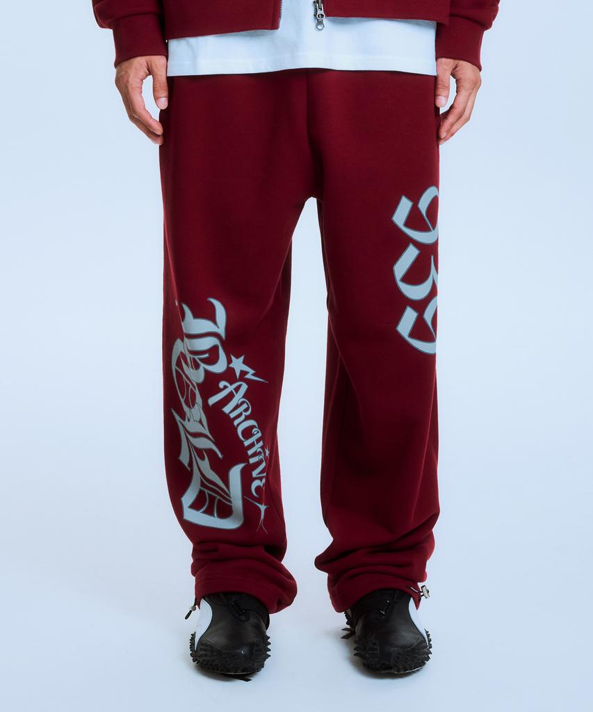 Akaibeuboldeu Ab Stance Sweat Pants (Burgundy)