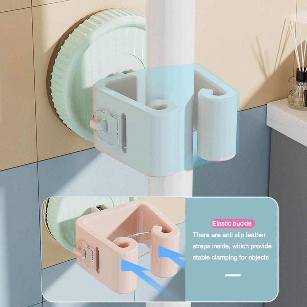 No-drill Mop Clip Wall-mounted Mop Holder Gifts Storage Rack