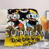 Cuphead Vintage Stars Blanket, High quality Comfortable for All Seasons, Home Decor, Warmth and Comfort