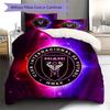 Inter Miami CF Pattern Bedding,Quilt Set Quilt Cover Pillowcase Home Birthday Gift(1 * duvet cover + 2 * pillowcase, without core)