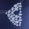 European and American Fashion Accessories, Exaggerated Rhinestone Masks, Dance Party Performances, Half-face Crystal Masks