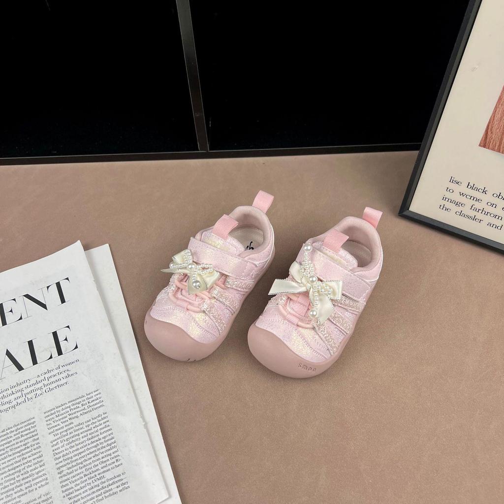 Kids' 2026 Spring/Autumn Korean Style Girls' Casual Lightweight Soft Sole Sneakers