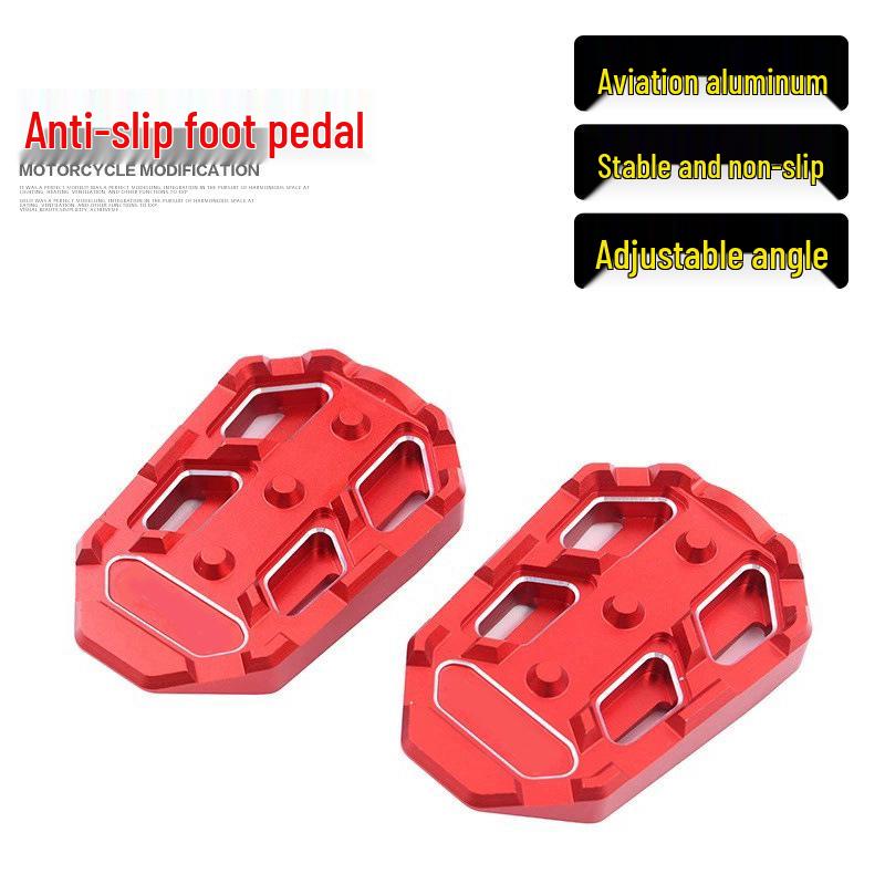 Haojue TR300 Rear Footrest: Enlarged, Anti-Slip Foot Pegs (Left + Right)