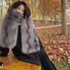 New Winter Retro High-end Atmosphere Imitation Fox Fur Fur Fur Scarf Women's Winter Thick Warm Scarf