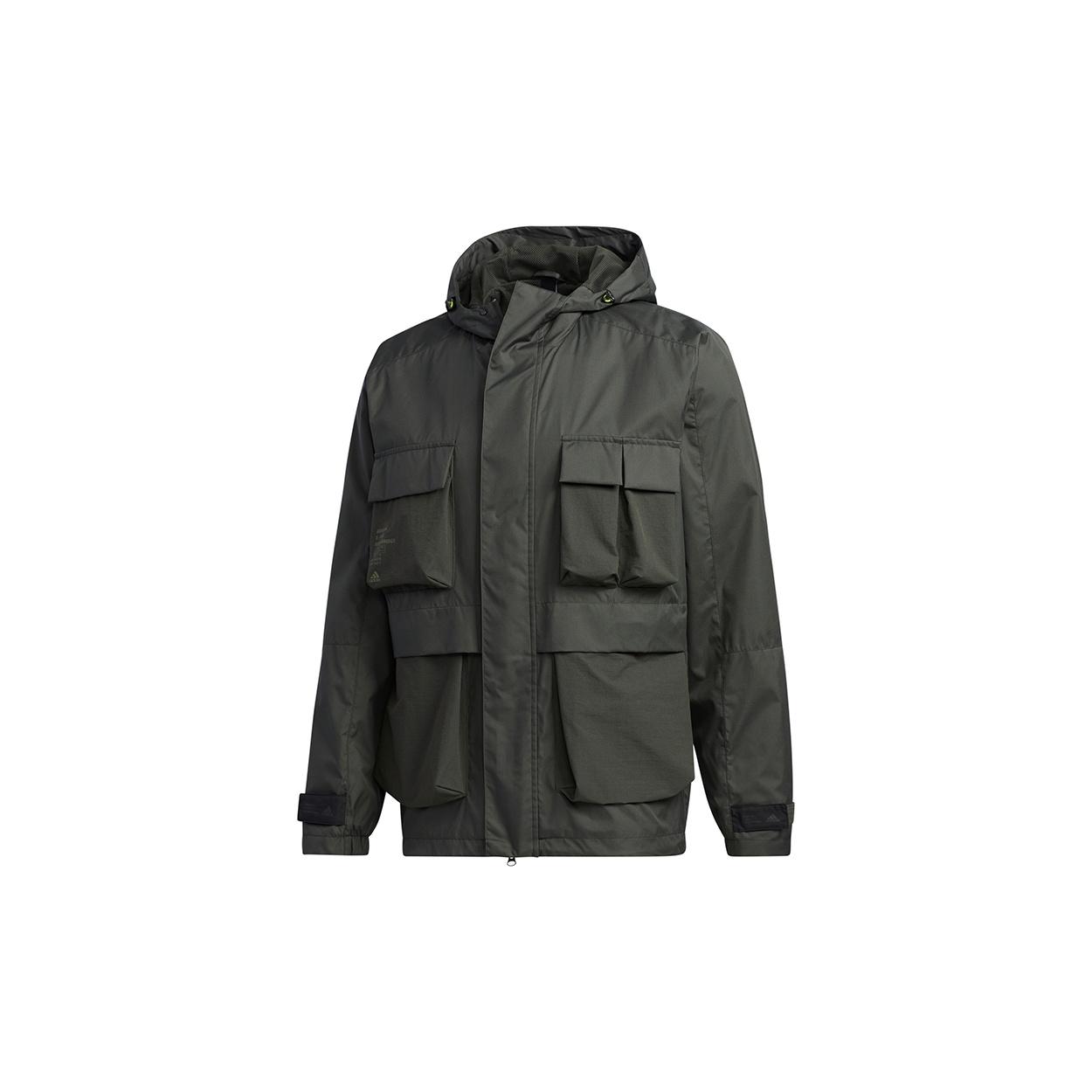adidas TH Windbreaker Jacket - Green Men s GF4013 S