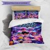 3pcs Duvet Cover Set (1*Duvet Cover + 2*Pillowcase, Without Core), KPop Demon Hunters Print Bedding Set, Bedroom Decor, All‑Season, Gift