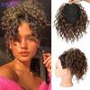 Messy Bun Elastic Drawstring Loose Curly Hair Synthetic Bun Hair Accessories for Women's Short Curly Hair Ponytail