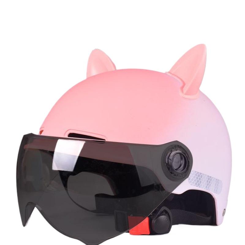 Parent-child Helmet Men's and Women's Universal Electric Vehicle Helmet Cute Summer Motorcycle Safety Half Helmet