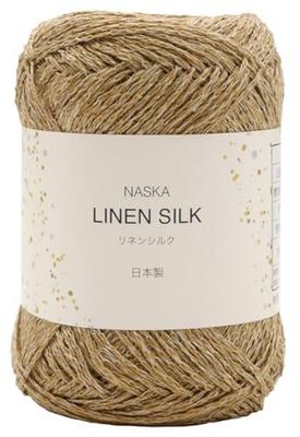 NASKA Lã Linho Seda Tricotada à Mão Tipo Médio Fino Linho Marrom Seda 40g 172m Conjunto de 5 Bolas COL.702 0,54 46% Aprox.