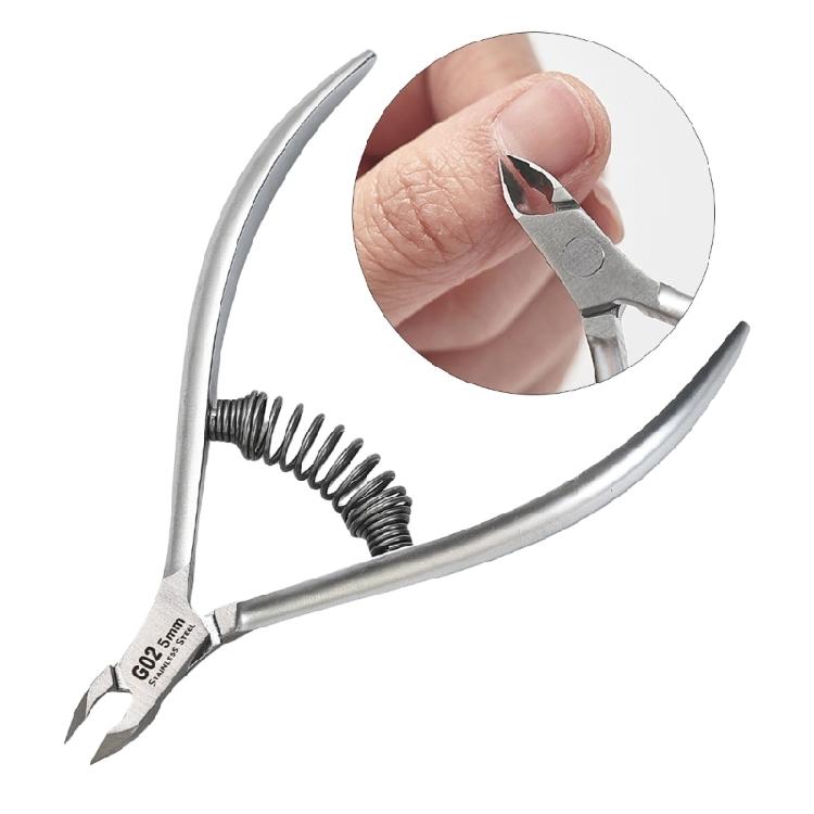 Strumento Pedicure Manicure Portatile Tagliacuticole Cutter Cuticole Unghie Pinzette Cuticole Acciaio Inossidabile Taglia Cuticole Morte