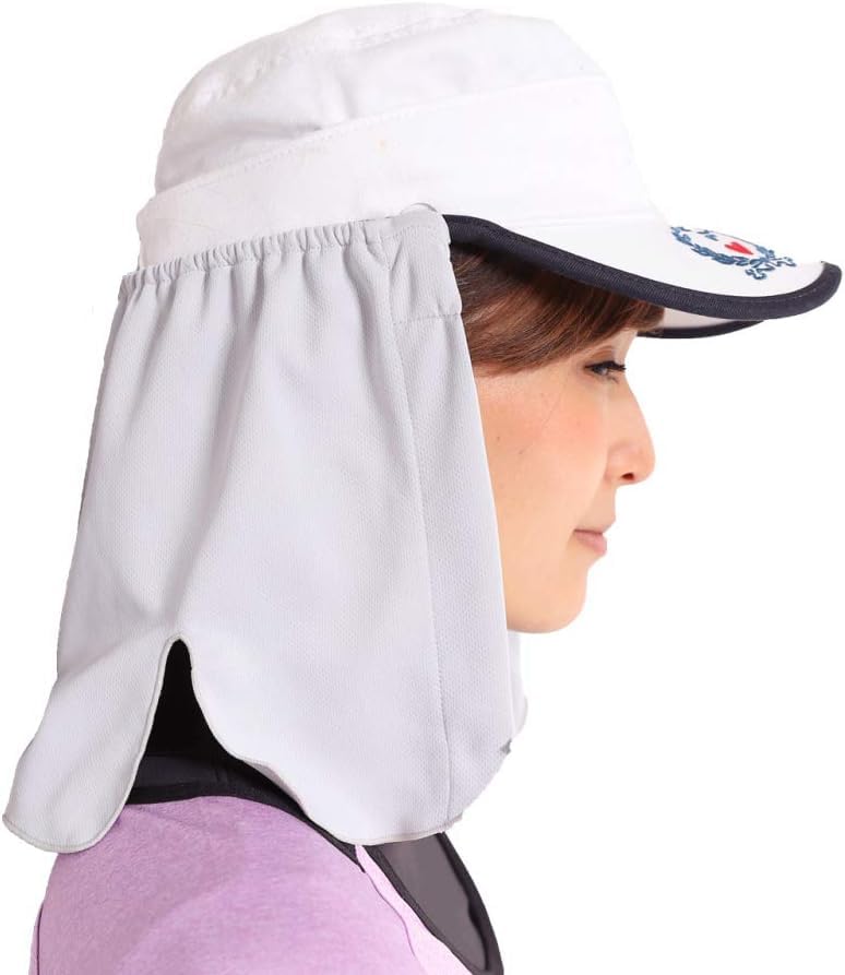 

Белая защита шеи от солнца для предотвращения теплового удара и солнечных ожогов во время активного отдыха, такого как и рыбалка (Ушная накладка) Гольф, Бег, Пеший туризм, (ультрафиолетовый