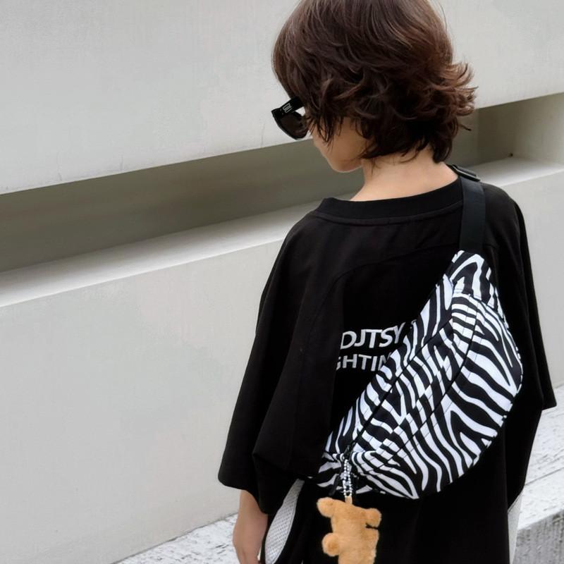 Stylish Lightweight Baby Leopard Print Sling Bag For Boys Perfect For Daily Use