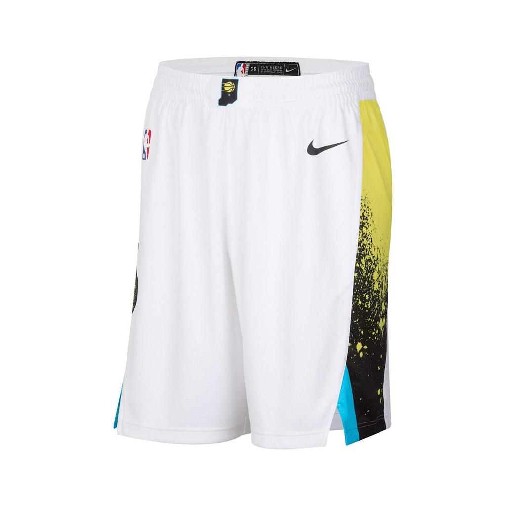 New Nike Indiana Pacers Swingman CE Short Basketball Shorts Unisex FQ4408-100