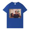 Lustiges Pedro Pascal und sein Freund Lässiges Mode T-Shirt Unisex Rundhals T-Shirts Lockeres Baumwolle Y2K Übergroßes Kurzarm T-Shirt