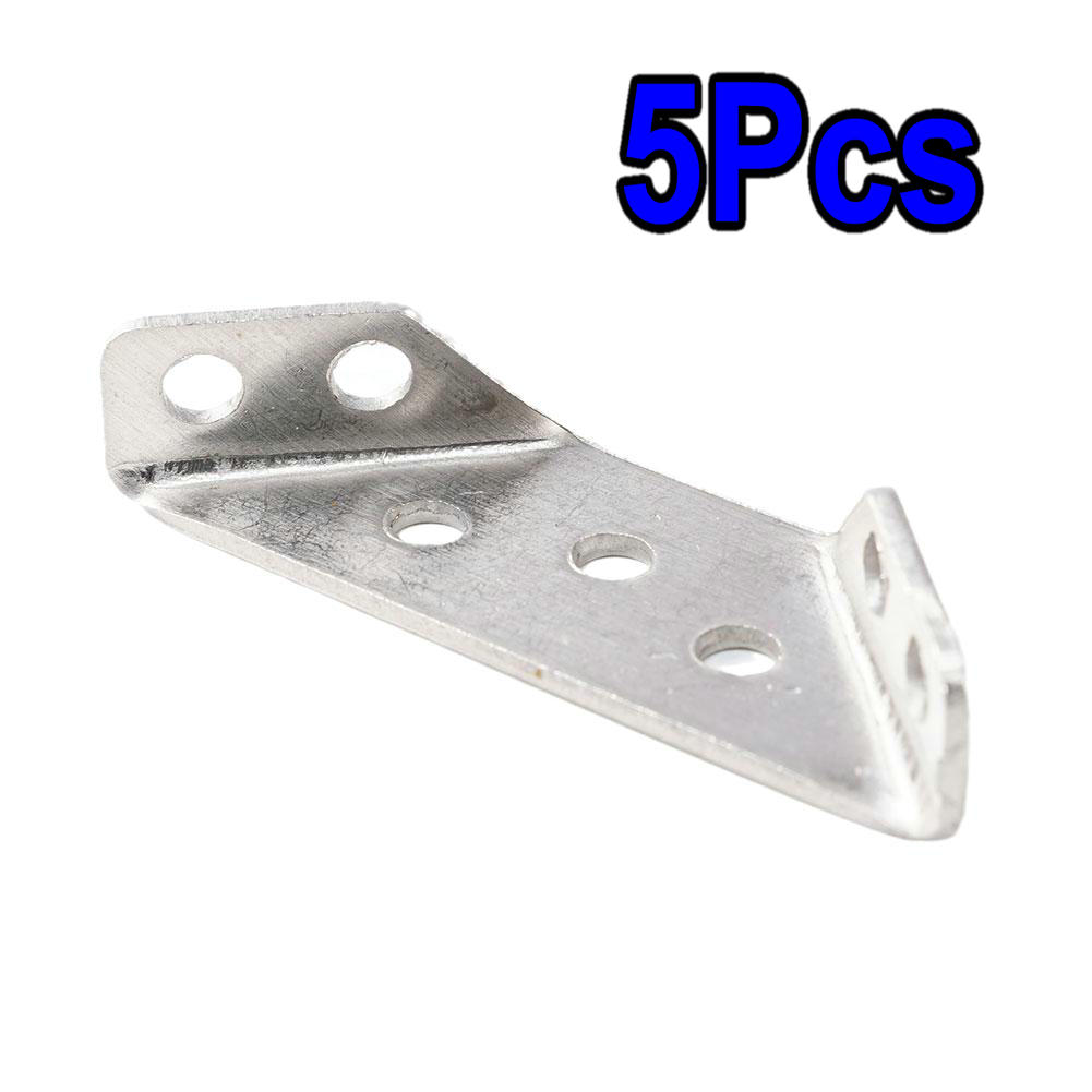 5/10PCS Universal Furniture Corner Connector Stainless Steel Small Universal Corner Code Fastener Triangular Support Furniture