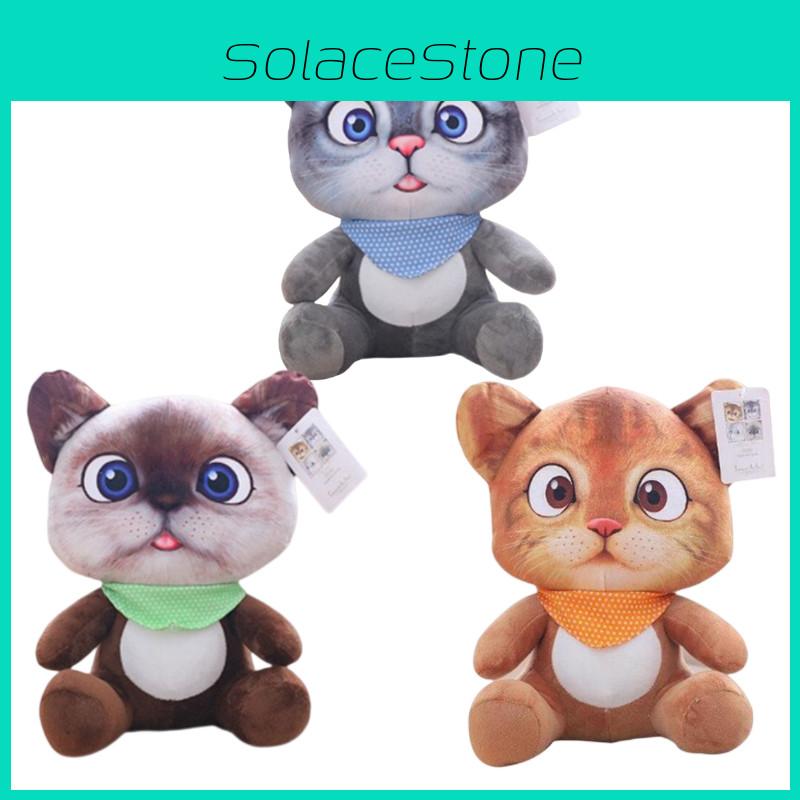 Japanese Long Tomato Cat Plush Toy Pillow Cute Stuffed Animal With Soft Pp Cotton Fill