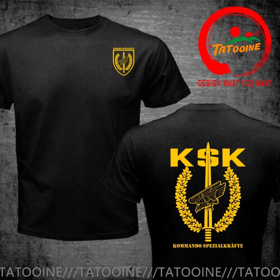 Vtipný design Ksk Gerunisex Armádní speciální síly Komunisexdo Spezialkrafte Tričko Unisex Móda Trendy Ležérní oblečení Stylové topy Tričko