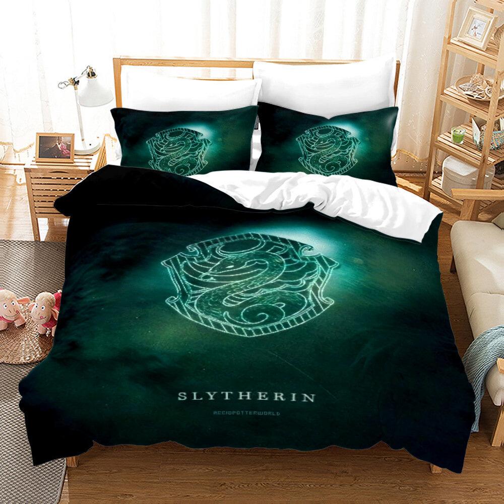 Cute Printed Quilt Cover Pillowcase Three-Piece Set Can Be Made Into Four-Piece 3D Digital Printing