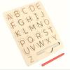 Double Sided Letter Writing Board for Home Learning Aids Puzzle Hand Eye Coordination Practice Educational Board