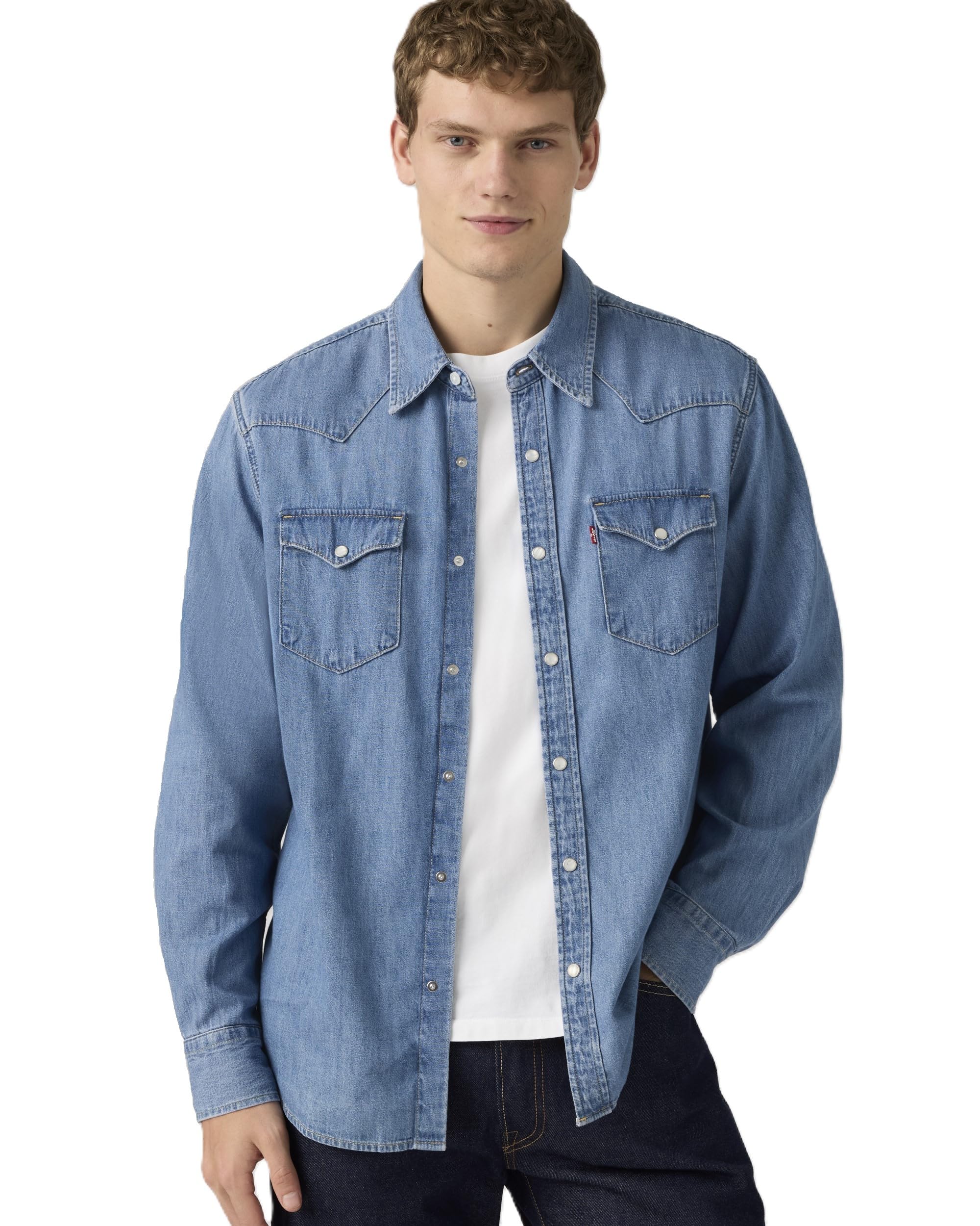 

Levi s CLASSIC WESTERN Long Sleeve Denim Shirt 85745-0108 US S