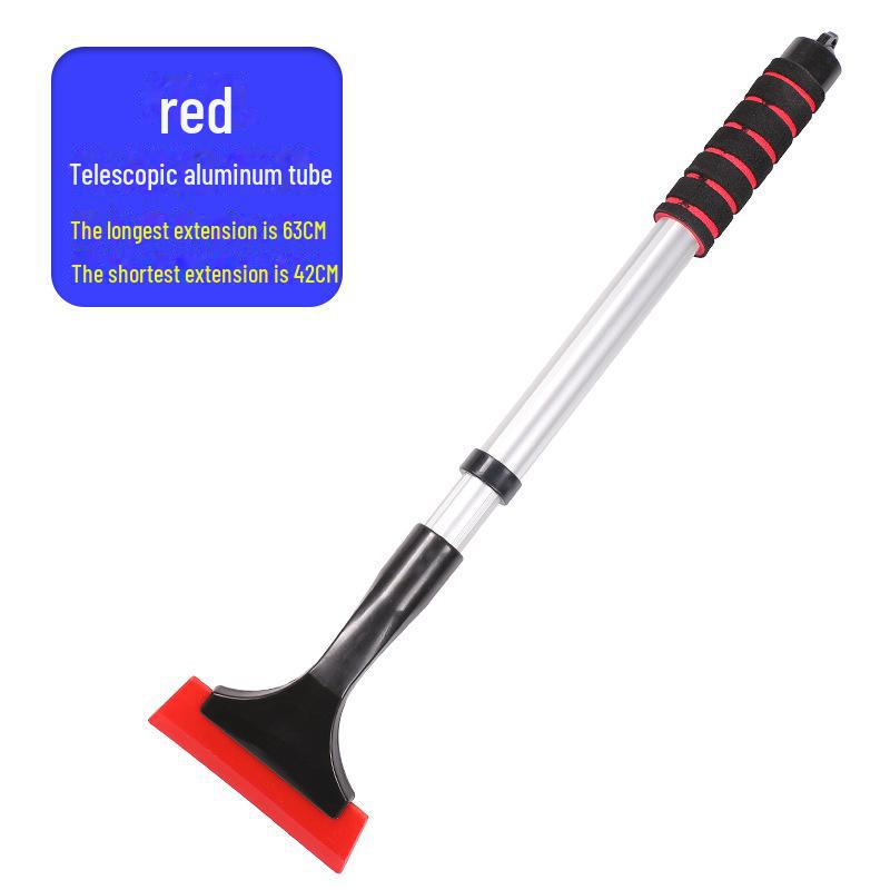 

Телескопическая лопата для уборки снега из алюминиевого сплава со скребком для удаления льда со стекол - многофункциональная лопата для уборки снега Oxford.