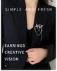 Korean Metallic Star Chain Brooch with Tassel - Niche Fashion Accessory