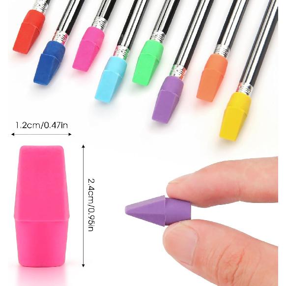 YISAN Cap Erasers for Pencils,Top Eraser & White Eraser Set, 80+8PCS Eraser Set,71334