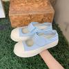 High-quality New Uniform Canvas Shoes Female Hong Kong Taste Niche Retro Big Head Shoes College Style Student Women's Shoes