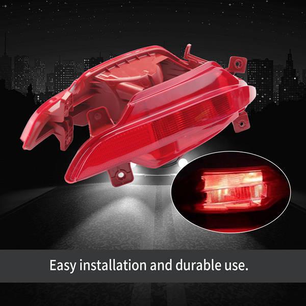 Pair 605000282AA and 605000283AA lights fit rear fog light assembly for Chery Tiggo.