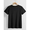 Womens Angel Husband Print Crew Neck T Shirt God Knew I Needed An Angel So He Gave Me My Husband Breathable Comfortable Everyday Wear