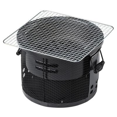 BUNDOK Mesh Cichirin Black Outdoor BD-373BK [1-2 Person] Water-Cooled